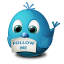 Twitter Follow Me Icon 64px png